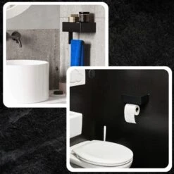 Toiletrolhouder - Plankje & Bakje - Planchet Opbergruimte - WC Rolhouder - Zelfklevend Of Borend - RVS - Waterbestendig - Rheme -Badkamer Product Winkel 1200x1200 38