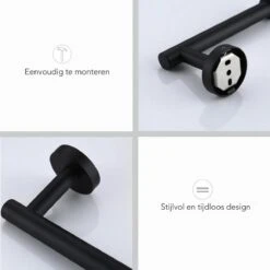 Merkloos Toiletrolhouder Zwart - Wc Rolhouder - Zwart - Toilet Rolhouder - Badkamer Accessoires - Toiletrolhouders 13 Merkloos Toiletrolhouder Zwart - Wc Rolhouder - Zwart - Toilet Rolhouder - Badkamer Accessoires - Toiletrolhouders -Badkamer Product Winkel 1200x1200 425