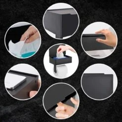 Toiletrolhouder - Plankje & Bakje - Planchet Opbergruimte - WC Rolhouder - Zelfklevend Of Borend - RVS - Waterbestendig - Rheme -Badkamer Product Winkel 1200x1200 44