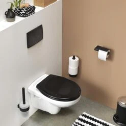 Tiger Bold - Toiletrolhouder Met Klep - Zwart -Badkamer Product Winkel 1200x1200 451