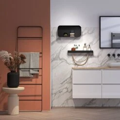 Sealskin Brix - Wandrek Met Handdoekrek - 55 Cm - Zwart -Badkamer Product Winkel 1200x1200 476