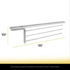 Eleganca Handdoekrek – Handdoekhouder – Handoekstang – Ideaal Voor In Keukenkastjes – Uittrekbaar – 39cm Tot 50cm – 3 Armen – Handdoekrek Badkamer – Inclusief Bevestigingsmateriaal – Handdoekhouder Keuken – Zilver 9 Eleganca Handdoekrek – Handdoekhouder – Handoekstang – Ideaal Voor In Keukenkastjes – Uittrekbaar – 39cm Tot 50cm – 3 Armen – Handdoekrek Badkamer – Inclusief Bevestigingsmateriaal – Handdoekhouder Keuken – Zilver -Badkamer Product Winkel 1200x1200 487