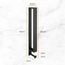 Home4u® - Handdoekrek Badkamer - Handdoekstang - Handdoekenrek Badkamer - 40CM - Met Hanger -Badkamer Product Winkel 1200x1200 501