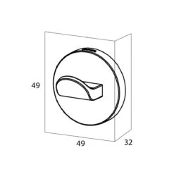 Tiger Noon Haak Groot - Zwart -Badkamer Product Winkel 1200x1200 540