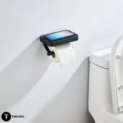 Tolussa Premium WC Rolhouder Zwart Met Plankje - Toiletrolhouder Zwart Met Plankje - Met En Zonder Boren 14 Tolussa Premium WC Rolhouder Zwart Met Plankje - Toiletrolhouder Zwart Met Plankje - Met En Zonder Boren -Badkamer Product Winkel 1200x1200 58