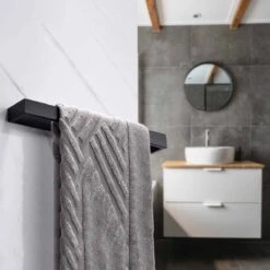 Home4u® - Handdoekrek Badkamer - Handdoekstang - Handdoekenrek Badkamer - 40CM - Zelfklevend -Badkamer Product Winkel 1200x1200 583