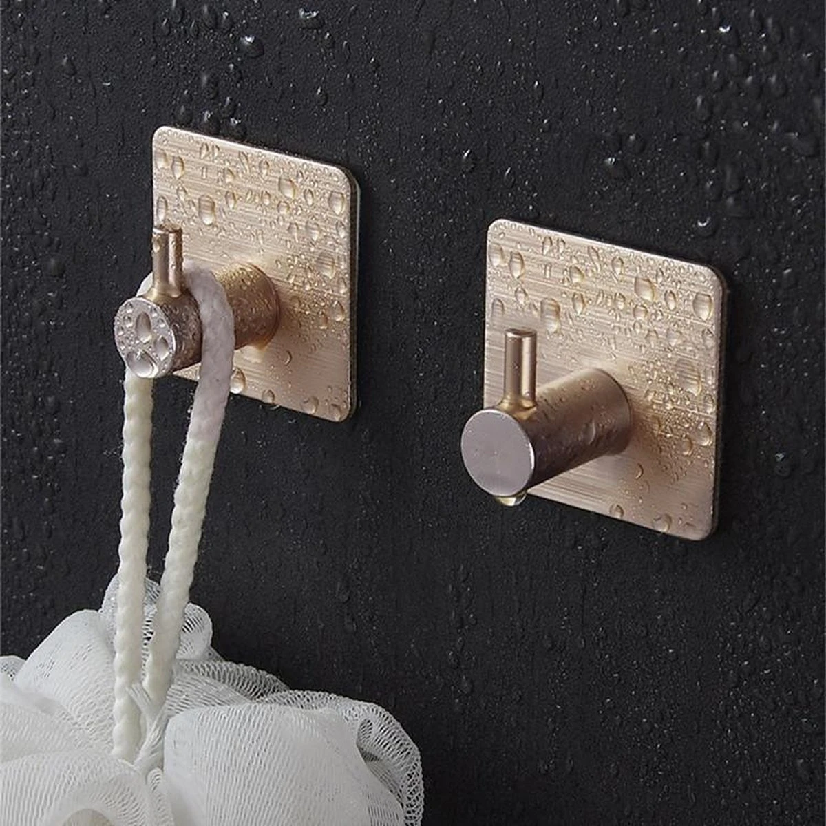 Merkloos Handdoekhaakjes 4 Set Zonder Boren - RVS - Goud - Vierkant Zelfklevend - Badjas - Theedoek Hanger Keuken Badkamer Handdoek Haakjes 6 Merkloos Handdoekhaakjes 4 Set Zonder Boren - RVS - Goud - Vierkant Zelfklevend - Badjas - Theedoek Hanger Keuken Badkamer Handdoek Haakjes - Afbeelding 4