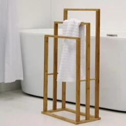 Handdoekrek Bamboe TrioBathroom Solutions -Badkamer Product Winkel 1200x1200 638