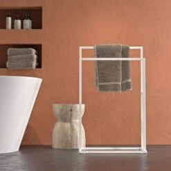 Sealskin Carré - Handdoekrek Vrijstaand - Wit -Badkamer Product Winkel 1200x1200 645