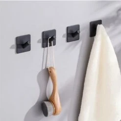4x Handdoekhaakjes (Zelfklevend) Van RVS Zwart – Zelfklevende Haakjes – Wandhaak – Handdoekhouder – Ophanghaken Voor Keuken Of Badkamer 20 4x Handdoekhaakjes (Zelfklevend) Van RVS Zwart – Zelfklevende Haakjes – Wandhaak – Handdoekhouder – Ophanghaken Voor Keuken Of Badkamer -Badkamer Product Winkel 1200x1200 662