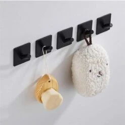 4x Handdoekhaakjes (Zelfklevend) Van RVS Zwart – Zelfklevende Haakjes – Wandhaak – Handdoekhouder – Ophanghaken Voor Keuken Of Badkamer 21 4x Handdoekhaakjes (Zelfklevend) Van RVS Zwart – Zelfklevende Haakjes – Wandhaak – Handdoekhouder – Ophanghaken Voor Keuken Of Badkamer -Badkamer Product Winkel 1200x1200 663