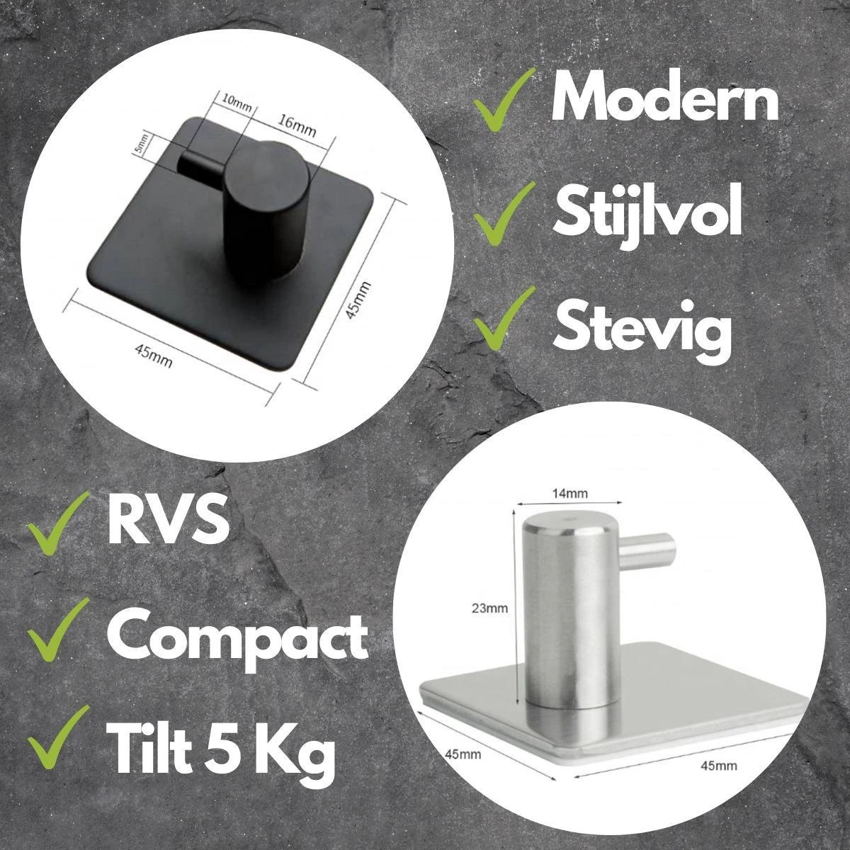 Merkloos Handdoekhaak Set Van 4 Stuks Zonder Boren RVS Zwart Vierkant Zelfklevend Badjas Theedoek Hanger Keuken Badkamer Handdoek Haakjes 8 Merkloos Handdoekhaak Set Van 4 Stuks Zonder Boren RVS Zwart Vierkant Zelfklevend Badjas Theedoek Hanger Keuken Badkamer Handdoek Haakjes - Afbeelding 6