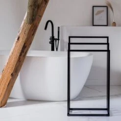 Sealskin Tube - Handdoekrek Vrijstaand - Zwart 17 Sealskin Tube - Handdoekrek Vrijstaand - Zwart -Badkamer Product Winkel 1200x1200 729