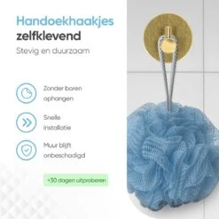Trendfield Handdoekhaakjes Zelfklevend Goud - 2 Ronde Gouden Handdoek Haakjes - Handdoekhaak - Goud 13 Trendfield Handdoekhaakjes Zelfklevend Goud - 2 Ronde Gouden Handdoek Haakjes - Handdoekhaak - Goud -Badkamer Product Winkel 1200x1200 749