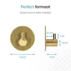 Trendfield Handdoekhaakjes Zelfklevend Goud - 2 Ronde Gouden Handdoek Haakjes - Handdoekhaak - Goud 15 Trendfield Handdoekhaakjes Zelfklevend Goud - 2 Ronde Gouden Handdoek Haakjes - Handdoekhaak - Goud -Badkamer Product Winkel 1200x1200 751