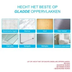 LifeGoods Handdoekhaakjes - Zelfklevend - Voor 3 Handdoeken - Handdoekklem - RVS - 1 Stuks -Badkamer Product Winkel 1200x1200 774