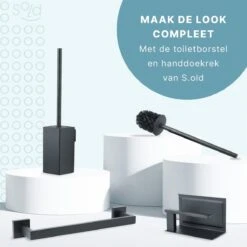 Toiletrolhouder Met Planchet - WC Rolhouder - Badkameraccessoires - Mat Zwart - 18,5x11 Cm 16 Toiletrolhouder Met Planchet - WC Rolhouder - Badkameraccessoires - Mat Zwart - 18,5x11 Cm -Badkamer Product Winkel 1200x1200 81