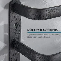 Vannons - Handdoekrek - Handdoekrek Badkamer - 2 Handdoeken - Zwart -Badkamer Product Winkel 1200x1200 856