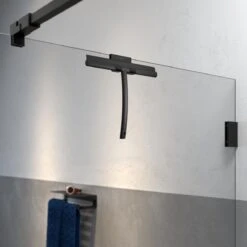 Tiger Caddy - Douchehaak - Glaspaneel Dikte 6-8 Mm - 3,5 X 7 X 5 Cm - Zwart -Badkamer Product Winkel 1200x1200 874