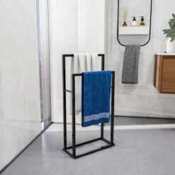 Handdoekrek Staand - Handdoek Houder - Badkamerrek - RVS - Hoogwaardige Kwaliteit -Badkamer Product Winkel 1200x1200 880