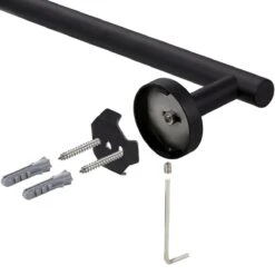 Design Handdoekhouder - Handdoekrek Voor Toilet En Badkamer - RVS Mat Zwart - 30 Cm -Badkamer Product Winkel 1200x1200 884