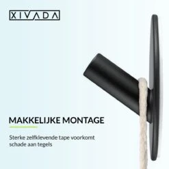 Handdoekhaakjes Zelfklevend - Zwart - Haakjes Handdoek 2st - Badkamer & Keuken 13 Handdoekhaakjes Zelfklevend - Zwart - Haakjes Handdoek 2st - Badkamer & Keuken -Badkamer Product Winkel 1200x1200 889