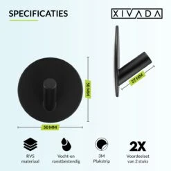 Handdoekhaakjes Zelfklevend - Zwart - Haakjes Handdoek 2st - Badkamer & Keuken 17 Handdoekhaakjes Zelfklevend - Zwart - Haakjes Handdoek 2st - Badkamer & Keuken -Badkamer Product Winkel 1200x1200 892