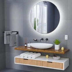 Nolad® Handdoekrek 2 Armig - Handdoekhouder - Handdoekenrek - RVS - Zwart -Badkamer Product Winkel 1200x1200 895