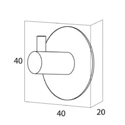 Tiger Rhino - Handdoekhaak - Chroom -Badkamer Product Winkel 1200x1200 900