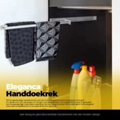 Eleganca Handdoekrek – Handdoekhouder Keuken – Handdoekstang – Ideaal Voor In Keukenkastjes – 44cm Uittrekbaar – 2 Armen – Handdoekrek Badkamer – Inclusief Bevestigingsmateriaal – Hoge Kwaliteit Aluminium – Zilver 13 Eleganca Handdoekrek – Handdoekhouder Keuken – Handdoekstang – Ideaal Voor In Keukenkastjes – 44cm Uittrekbaar – 2 Armen – Handdoekrek Badkamer – Inclusief Bevestigingsmateriaal – Hoge Kwaliteit Aluminium – Zilver -Badkamer Product Winkel 1200x1200 906