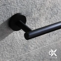 DesignX Toiletrolhouder Zwart - WC Rolhouder - Matte - Papier - Houder - Incl. Schroeven -Badkamer Product Winkel 1200x1200 93