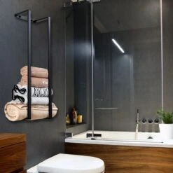 Liviner Stainless Handdoekrek - Handdoekrek Badkamer - Zwart - Handdoekenrek - Handdoekhouder - RVS -Badkamer Product Winkel 1200x1200 933