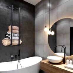 Liviner Stainless Handdoekrek - Handdoekrek Badkamer - Zwart - Handdoekenrek - Handdoekhouder - RVS -Badkamer Product Winkel 1200x1200 938