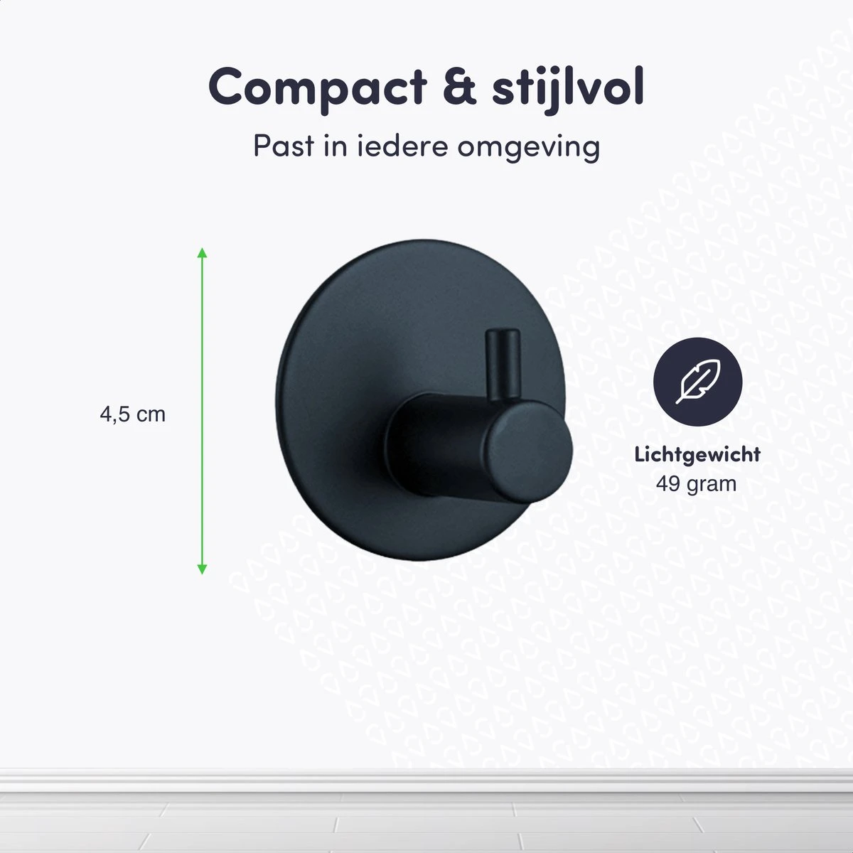 4x Handdoekhaakjes (Zelfklevend) Van RVS Zwart – Zelfklevende Haakjes – Wandhaak – Badkamer Accessoires – Ophanghaken Voor Keuken Toilet Of WC 5 4x Handdoekhaakjes (Zelfklevend) Van RVS Zwart – Zelfklevende Haakjes – Wandhaak – Badkamer Accessoires – Ophanghaken Voor Keuken Toilet Of WC - Afbeelding 3