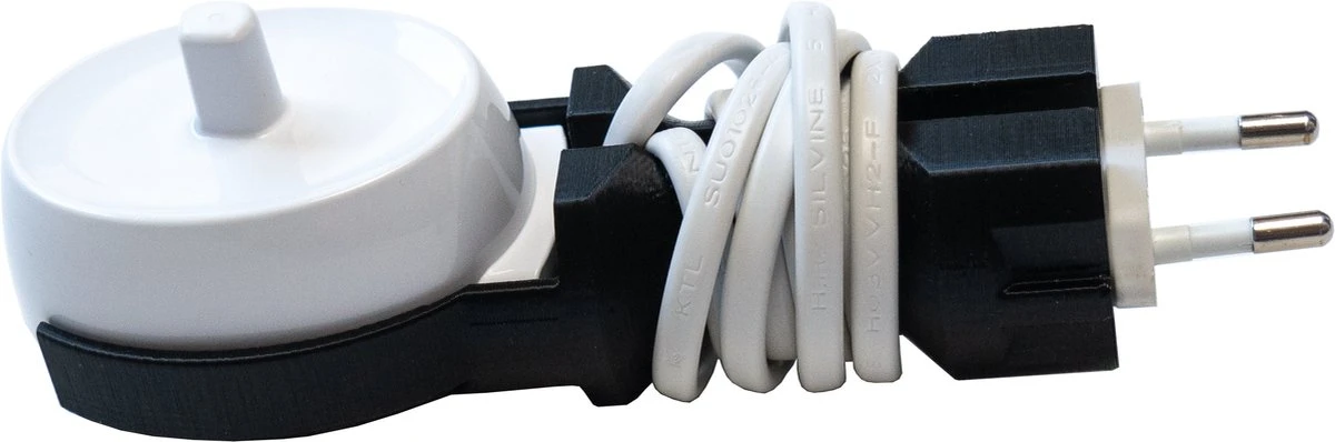 Oral-B Wandhouder Adapter Voor Originele Laadkabel // Zwart 3 Oral-B Wandhouder Adapter Voor Originele Laadkabel // Zwart - Afbeelding 2
