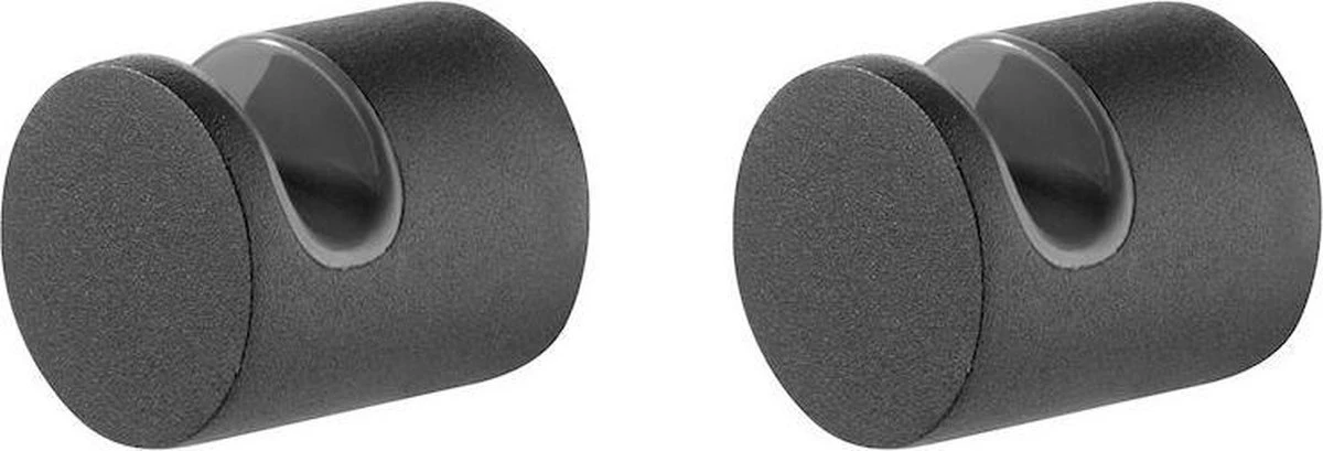 Tiger Bold - Handdoekhaken Klein - ø 1,9 Cm - 2 Stuks - Zwart 3 Tiger Bold - Handdoekhaken Klein - ø 1,9 Cm - 2 Stuks - Zwart