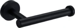 Merkloos Toiletrolhouder Zwart - Wc Rolhouder - Zwart - Toilet Rolhouder - Badkamer Accessoires - Toiletrolhouders