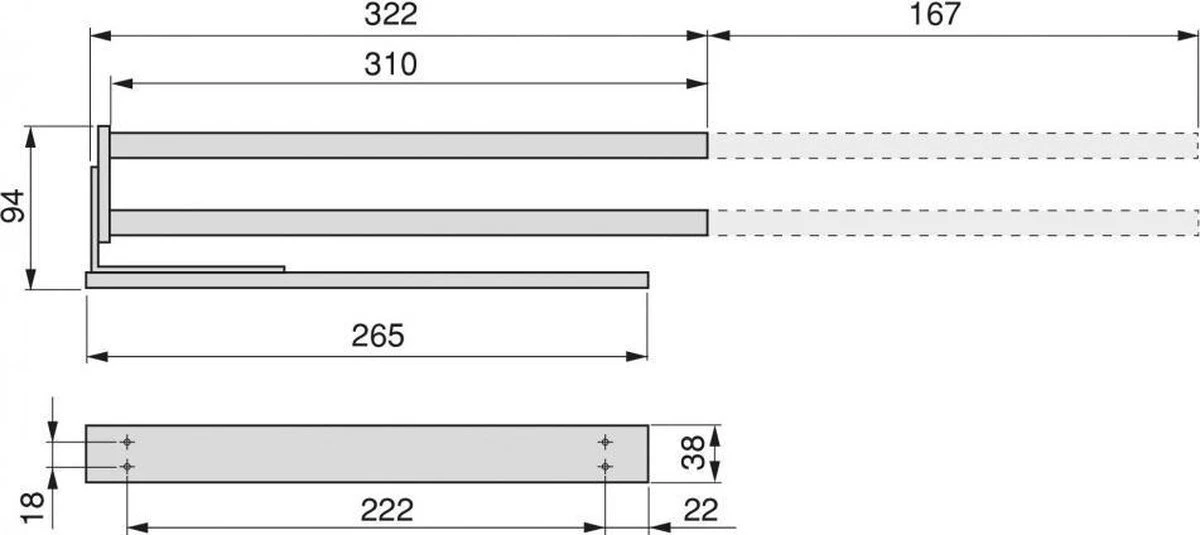 Eleganca Handdoekrek – Handdoekhouder Keuken – Handdoekstang – Ideaal Voor In Keukenkastjes – 44cm Uittrekbaar – 2 Armen – Handdoekrek Badkamer – Inclusief Bevestigingsmateriaal – Hoge Kwaliteit Aluminium – Zilver 9 Eleganca Handdoekrek – Handdoekhouder Keuken – Handdoekstang – Ideaal Voor In Keukenkastjes – 44cm Uittrekbaar – 2 Armen – Handdoekrek Badkamer – Inclusief Bevestigingsmateriaal – Hoge Kwaliteit Aluminium – Zilver - Afbeelding 7