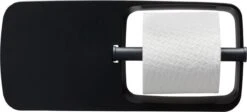 Tiger Tess - Toiletrolhouder Met Planchet - 32,1 Cm - Zwart / Antraciet -Badkamer Product Winkel 1200x545