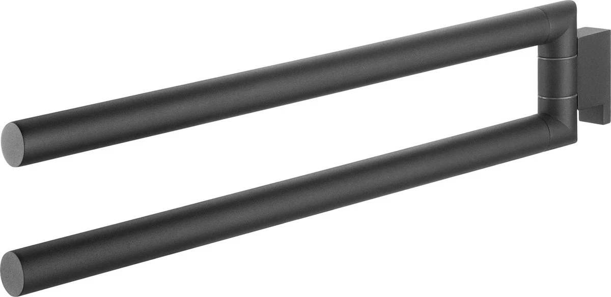 Tiger Bold - Handdoekrek 2-armig - 46,2 Cm - Zwart 5 Tiger Bold - Handdoekrek 2-armig - 46,2 Cm - Zwart - Afbeelding 3