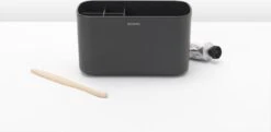 Brabantia ReNew Tandenborstelhouder - 11 X 19,6 X 9,9 Cm - Dark Grey -Badkamer Product Winkel 1200x590 1