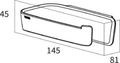 Tiger Tess - Toiletrolhouder Zonder Klep - Zwart -Badkamer Product Winkel 1200x633