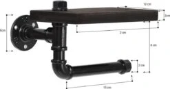 Merkloos Toiletrolhouder Met Telefoonplankje – Plankje - Toiletpapier - Zwart - WC Rolhouder – Badkamer Accesoires – Telefoonhouder 13 Merkloos Toiletrolhouder Met Telefoonplankje – Plankje - Toiletpapier - Zwart - WC Rolhouder – Badkamer Accesoires – Telefoonhouder -Badkamer Product Winkel 1200x634 1