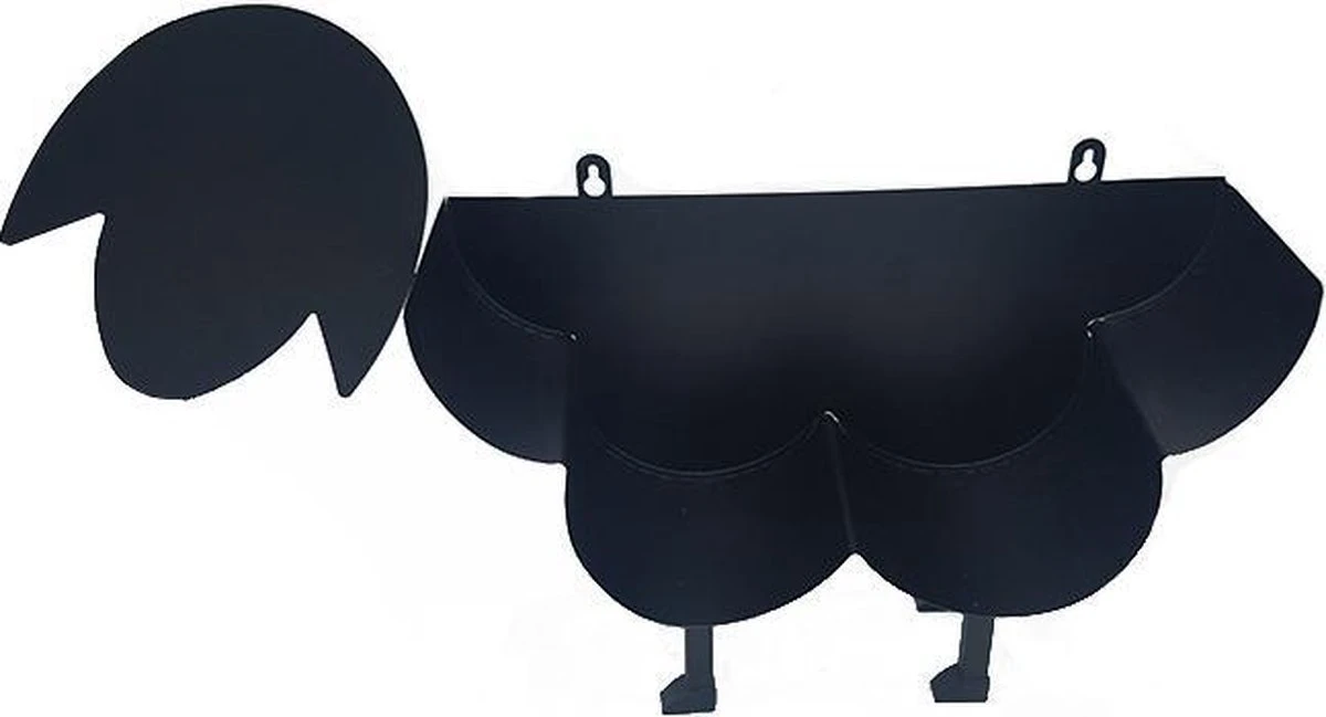 Merkloos Waal© Zwart Schaap Toiletrolhouder - Mat Zwart -Wc Rolhouder - Reserve Rolhouder - Toiletpapier - Vrij Staand - Muur Bevestiging 4 Merkloos Waal© Zwart Schaap Toiletrolhouder - Mat Zwart -Wc Rolhouder - Reserve Rolhouder - Toiletpapier - Vrij Staand - Muur Bevestiging - Afbeelding 2
