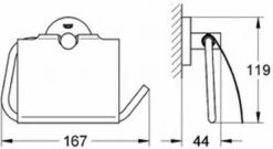 GROHE Essentials Toiletrolhouder - Met Deksel - Chroom - 40367001 26 GROHE Essentials Toiletrolhouder - Met Deksel - Chroom - 40367001 -Badkamer Product Winkel 1200x655