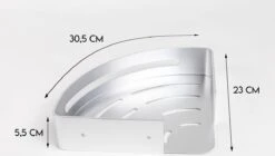 Sens Design Doucherekjes Set Van 3 - Doucherek Zonder Boren - Zilver -Badkamer Product Winkel 1200x681 1