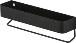 Sealskin Brix - Wandrek Met Handdoekrek 35 Cm - Zwart -Badkamer Product Winkel 1200x686