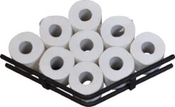 LOFT42 Jef Reserverolhouder - Zwart Metaal - 51x10x13 16 LOFT42 Jef Reserverolhouder - Zwart Metaal - 51x10x13 -Badkamer Product Winkel 1200x733