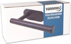 Vannons - Toiletrolhouder - WC Rolhouder Zwart Zonder Boren - Zelfklevend - WC Rol Houder RVS - Zwart 19 Vannons - Toiletrolhouder - WC Rolhouder Zwart Zonder Boren - Zelfklevend - WC Rol Houder RVS - Zwart -Badkamer Product Winkel 1200x746