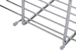 WENKO Doucherek Milo 25x36cm RVS Glanzend - Doucherek Zonder Boren - Doucherek Hangend -Badkamer Product Winkel 1200x789 1